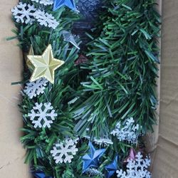 New Year's Christmas tree with lights