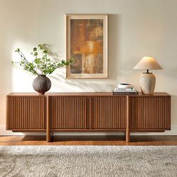 Sabina 84" Ash Wood Media Console
