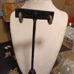 Sterling Silver & Marcasite Earrings