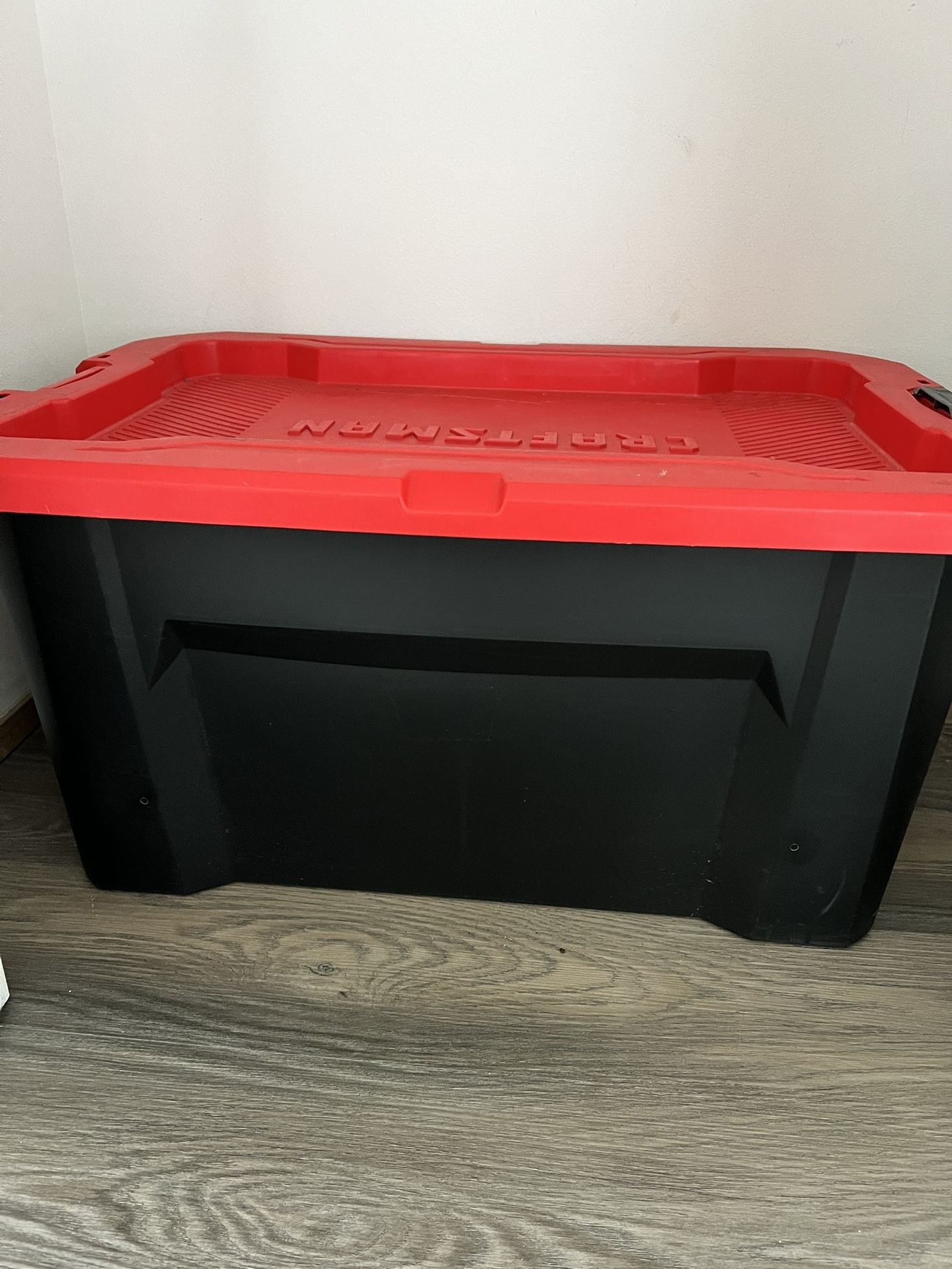 Large Craftsman Lockable Stackable Storage Bin for Sale in Arlington ...