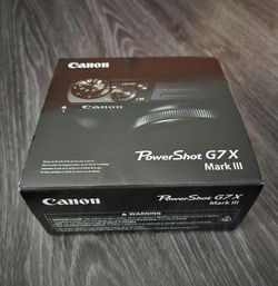 Canon G7X Mark III Camera