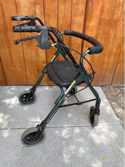 Walker w/ Brake + Seat