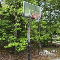 Basketball Hoop [Reebok] 7.5' to 10' | 54" Backboard 