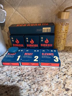 New BURNBOX 3 Day Fasting Kit - Fiber, Electrolytes & Bone Broth, 12 Packs