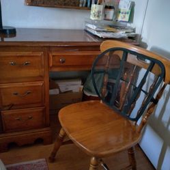 For Sale $100 Desk And Chair.$300 For Sofa