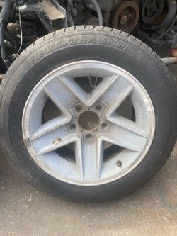 Camaro spare wheel