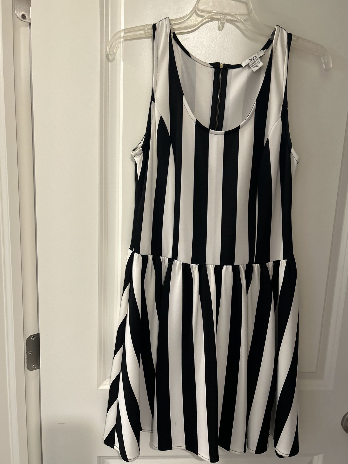 Black And White Stripes Dress