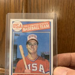 Mark McGwire 1985 Topps