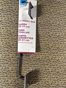 New Towel bar silver color