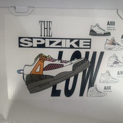 Brand new. Jordan Spizike Lows Red Desert Camo