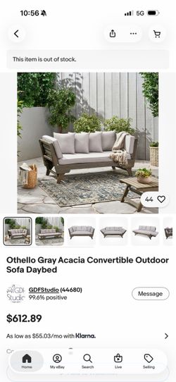 Outdoor sofa patio
