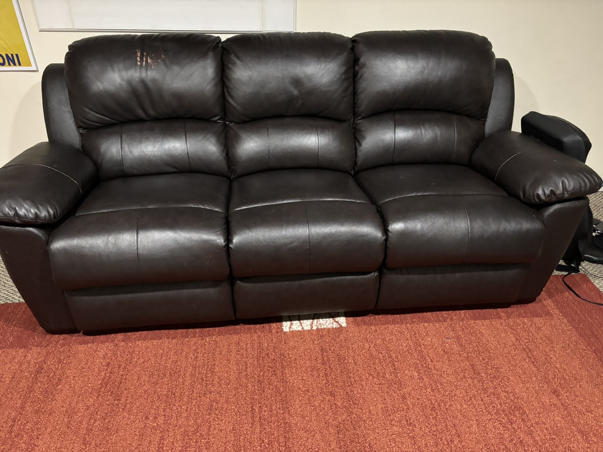 Wayfair leather manual Recliner Couch And Loveseat
