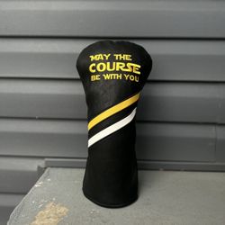 May The Course Be With You Wood Headcover 