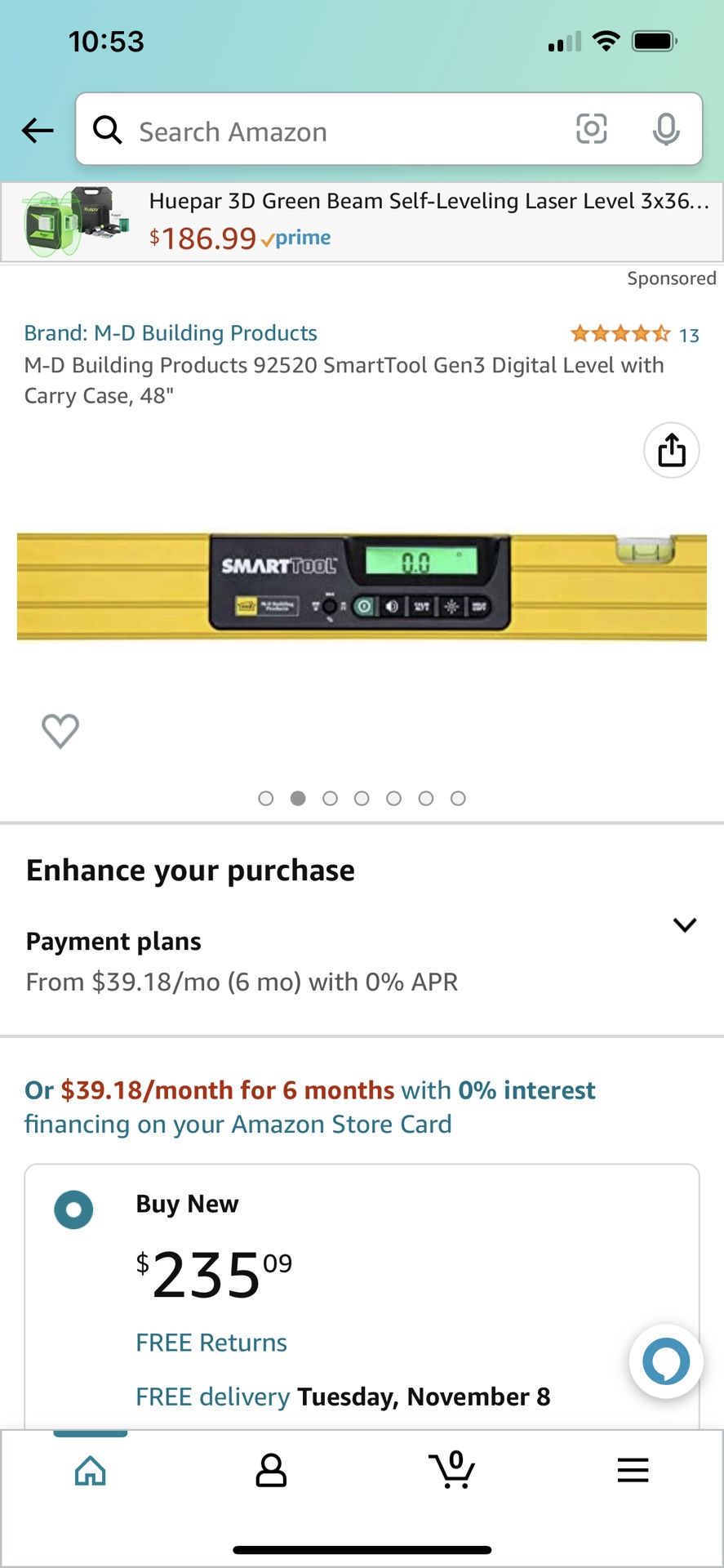 SmartTool Gen3 Digital Level  48"
