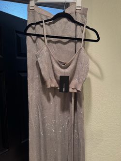2 piece stretchy glamorous dress