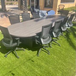 Conference Table And Chairs 