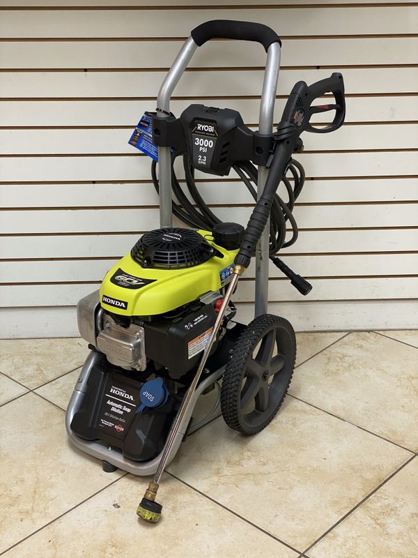 Ryobi 3000 PSI 2,3 GPM PRESSURE WASHER W/HOSE AND GUN (RY883001) for
