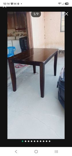 Dark Wood extending Dining Table