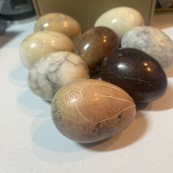 Egg Stones (8) Lot
