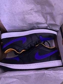 Nike Air Jordan Low 1- Lakers Colorway 