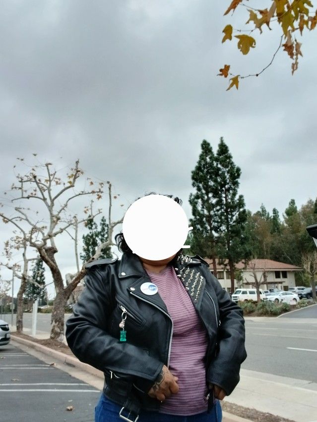 Women's Cropped Leather jacket 