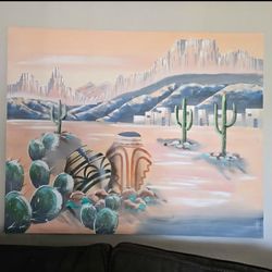 Very Large Southwest Paintings 4ft Height 5ft Width