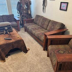 Western Living Room Set $1000 Solid Wood