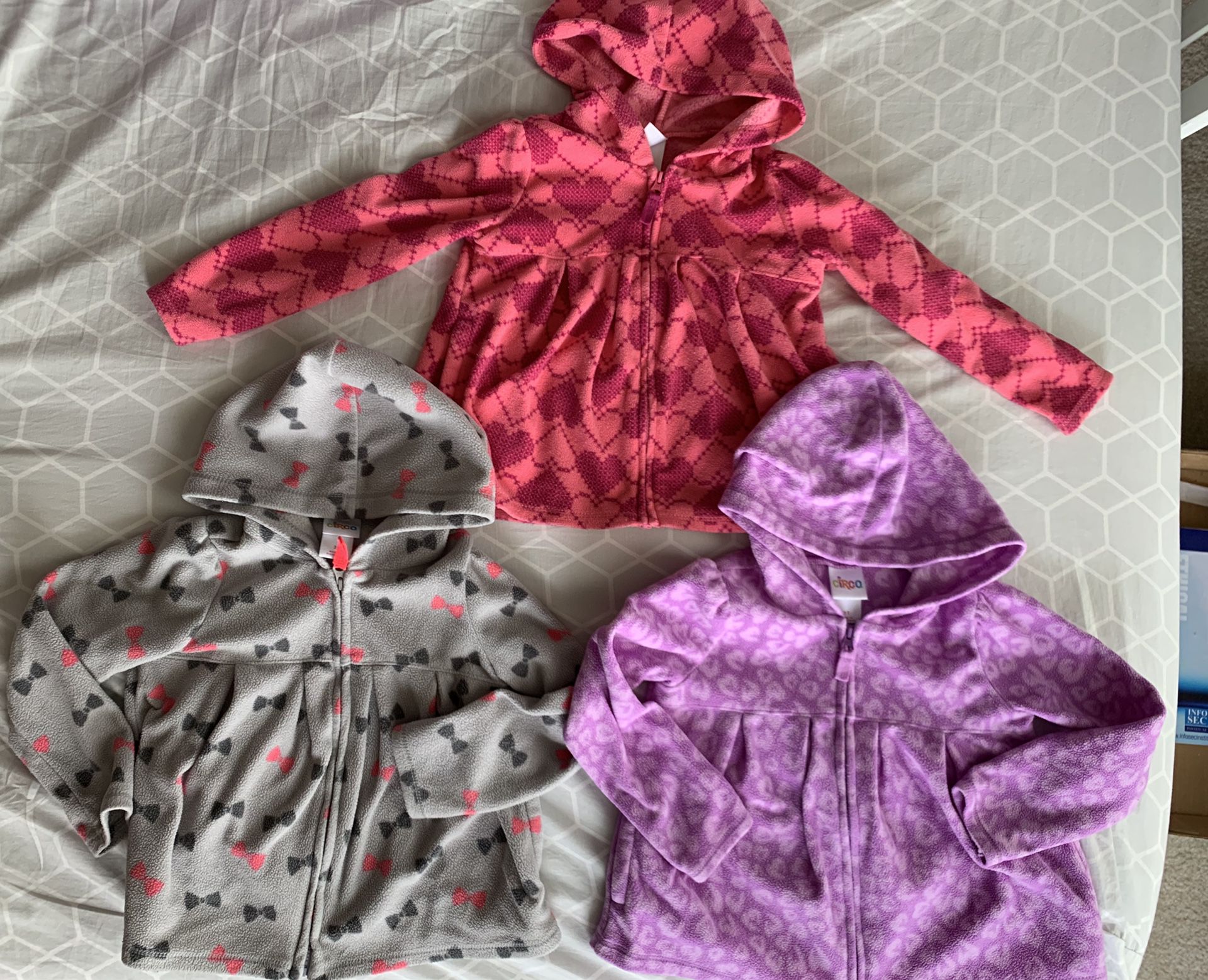 Baby girl jackets (size 3T)