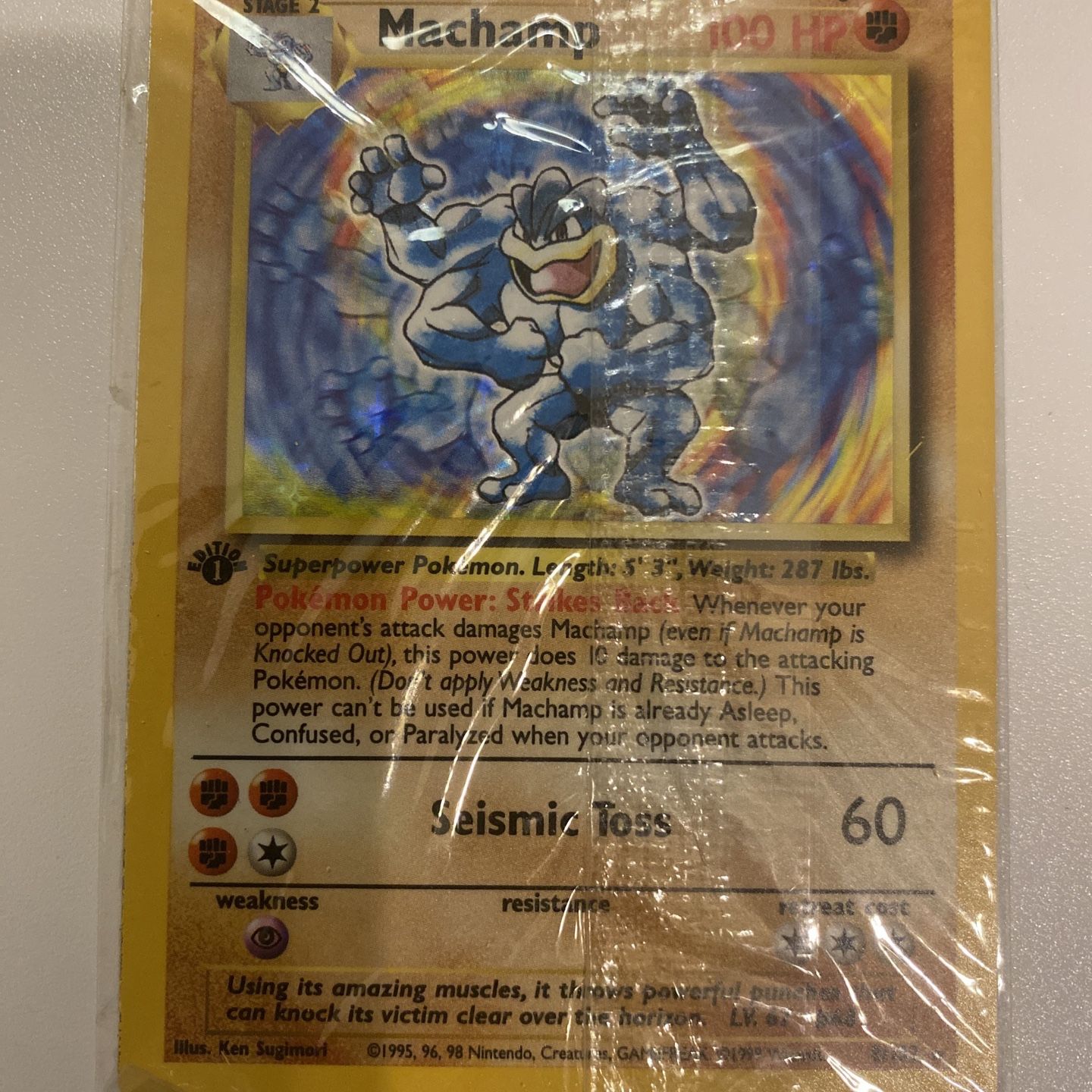 machamp 1st edition pokemon card 1999 - Retreat Cost Pokemon Machamp First (1st) Edition