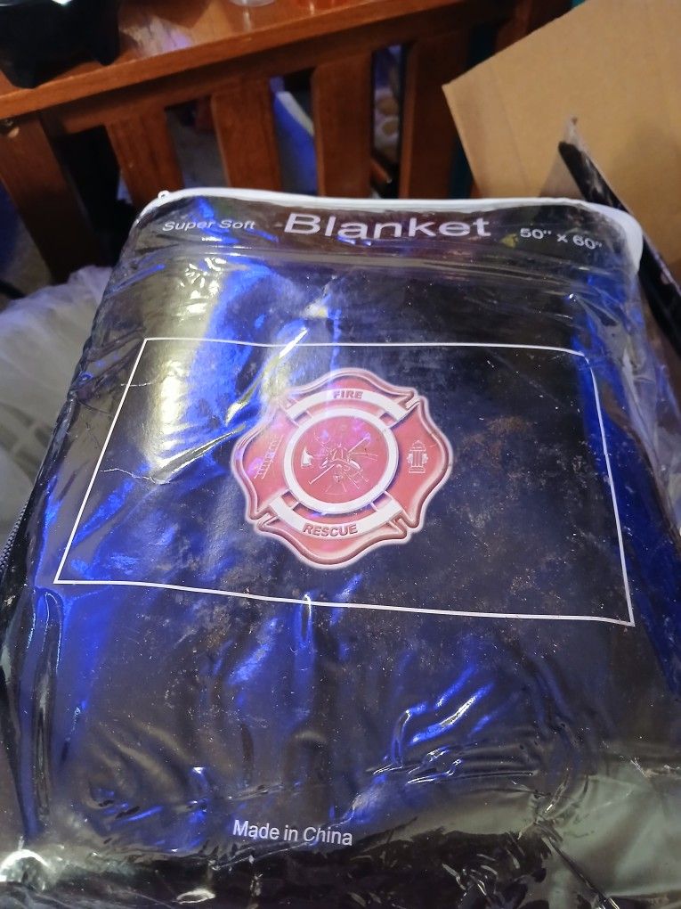 2 Fire Safety Throws Brand New 10.00 Each