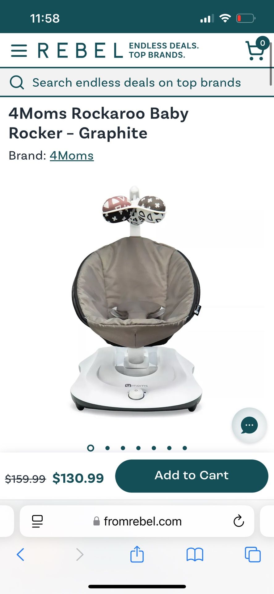 4moms baby swing
