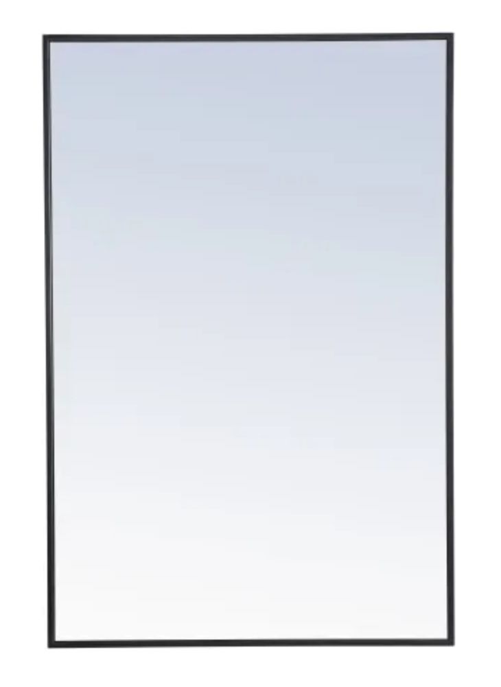 Elegant Lighting Eternity 42" x 28" Traditional Rectangular Framed Bathroom Wall Mirror
