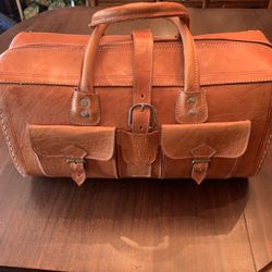 Leather Overnight Bag