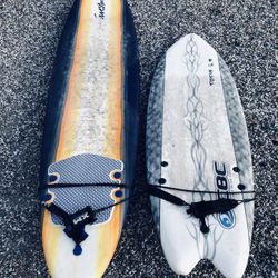 Surfboard Sale, 2 Foamboard Funboard Surfboards For Sale