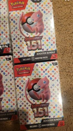 151 Pokemon Booster BundlesFor Sale!