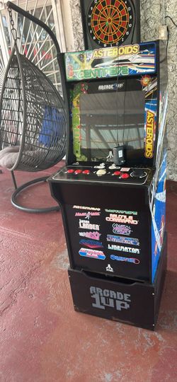 Arcade1Up Atari Deluxe 12-In-1 Arcade Machine with Riser. Asteroids Centipede