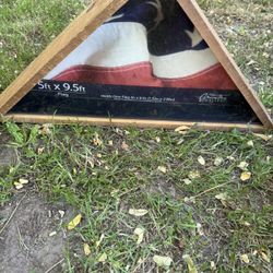 Wooden Flag Display