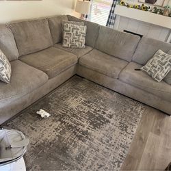 2 year old large L shape couch