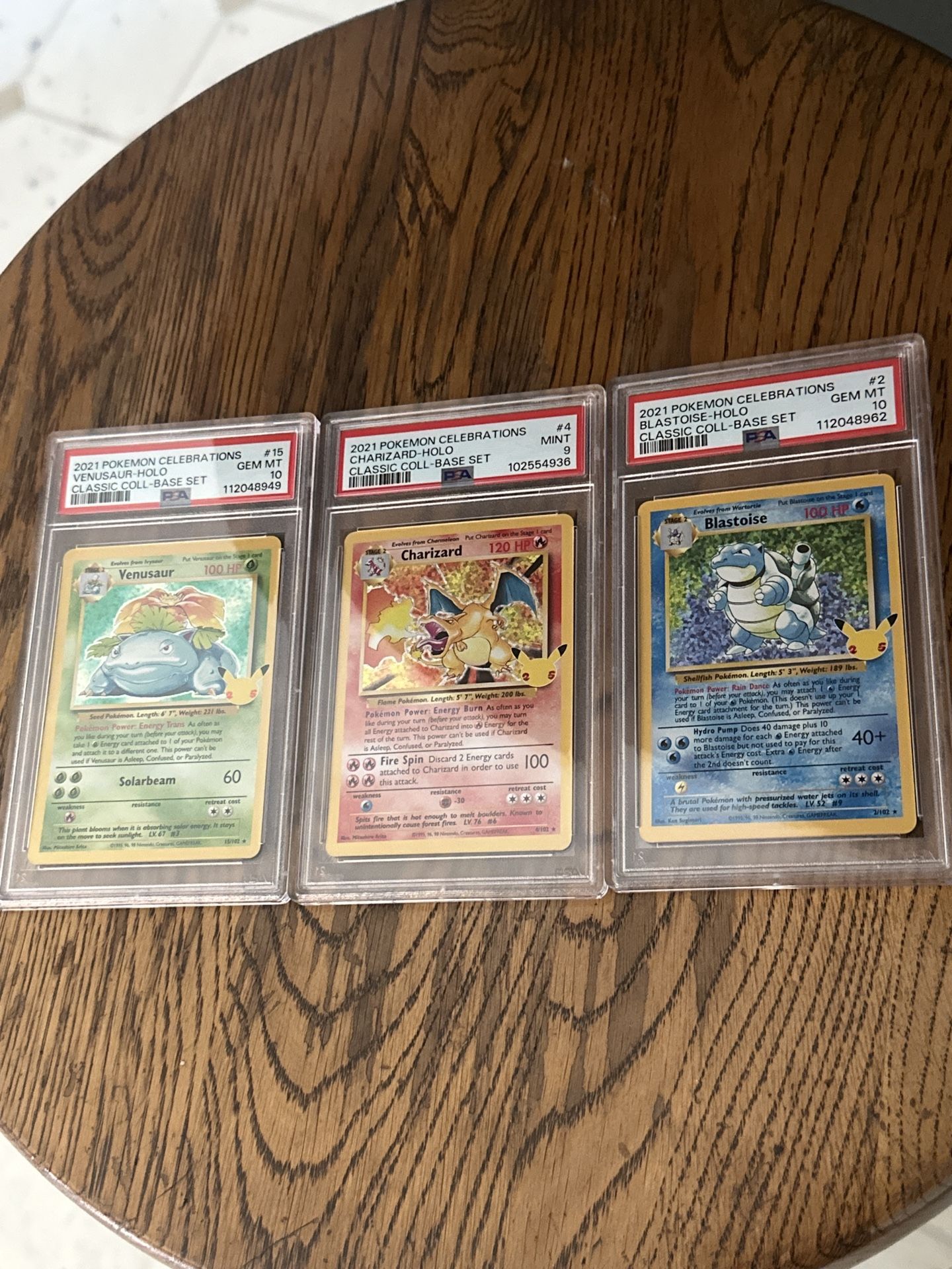 Celebrations trio