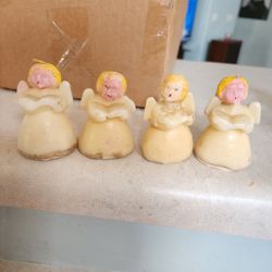 Vintage Christmas Gurley Angel Candle's 3.00 A Peice 