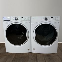 Front load Whirlpool washer and electric dryer •We accept Afterpay•