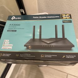TP-Link AX3000 WiFi 6 Router – 802.11ax Wireless Router, Gigabit, Dual Band Internet Router, VPN Router, OneMesh Compatible (Archer AX55)