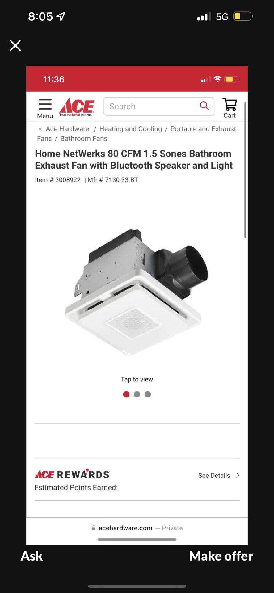 Bathroom Exhaust Ace Hardware Bathroom Heater Inch Wall-Mounted