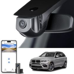 Front 4K & Rear 1080p Dash Cam for BMW X5 Gen3 F85 F15 2014 2015 2016 2017 2018(Model A), X5M sDrive35i xDrive35i xDrive35d xDrive50i, OEM Style, 2160