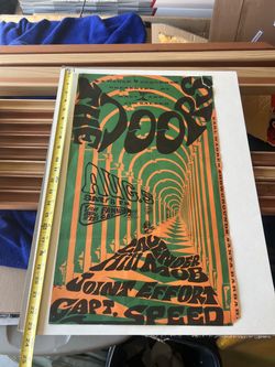 Vintage Original Doors Poster Music Rock