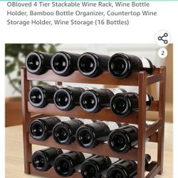 4 Tier Wine Rack