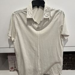 Kenneth Cole Men’s White Polo Shirt - Size M