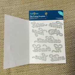 NEW NAME BRAND 9pc Word Die CUTS