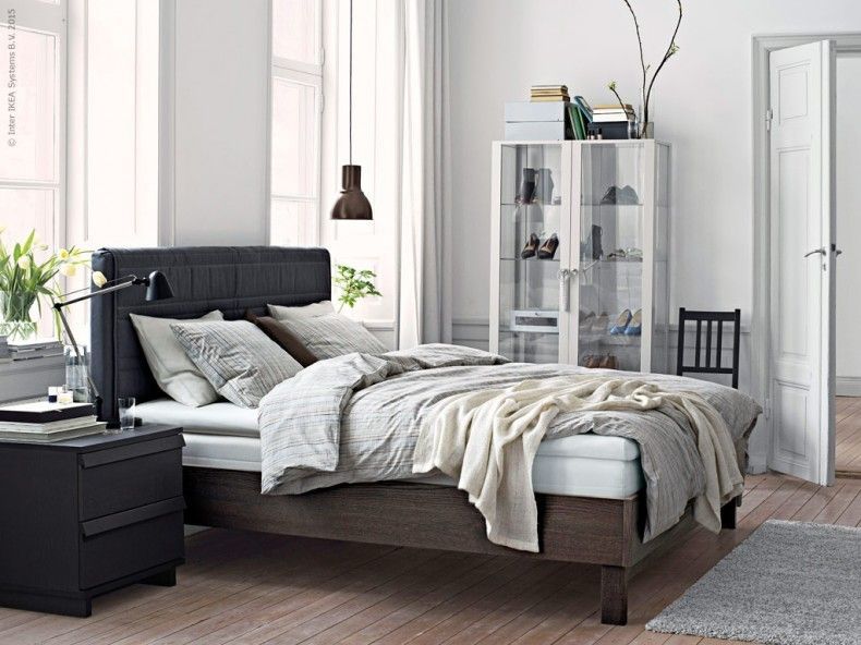 IKEA OPPLAND BEDFRAME + MATTRESS - QUEEN
