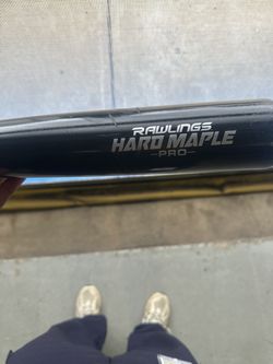Rawlings hard maple pro bat size 33 black/Tan